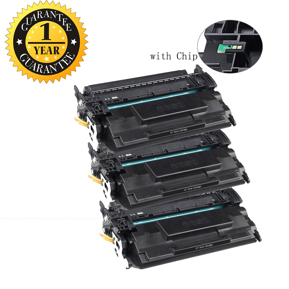 3 PK CRG121 3252C001 Black Toner Compatible for Canon 121 imageCLASS D1620 D1650