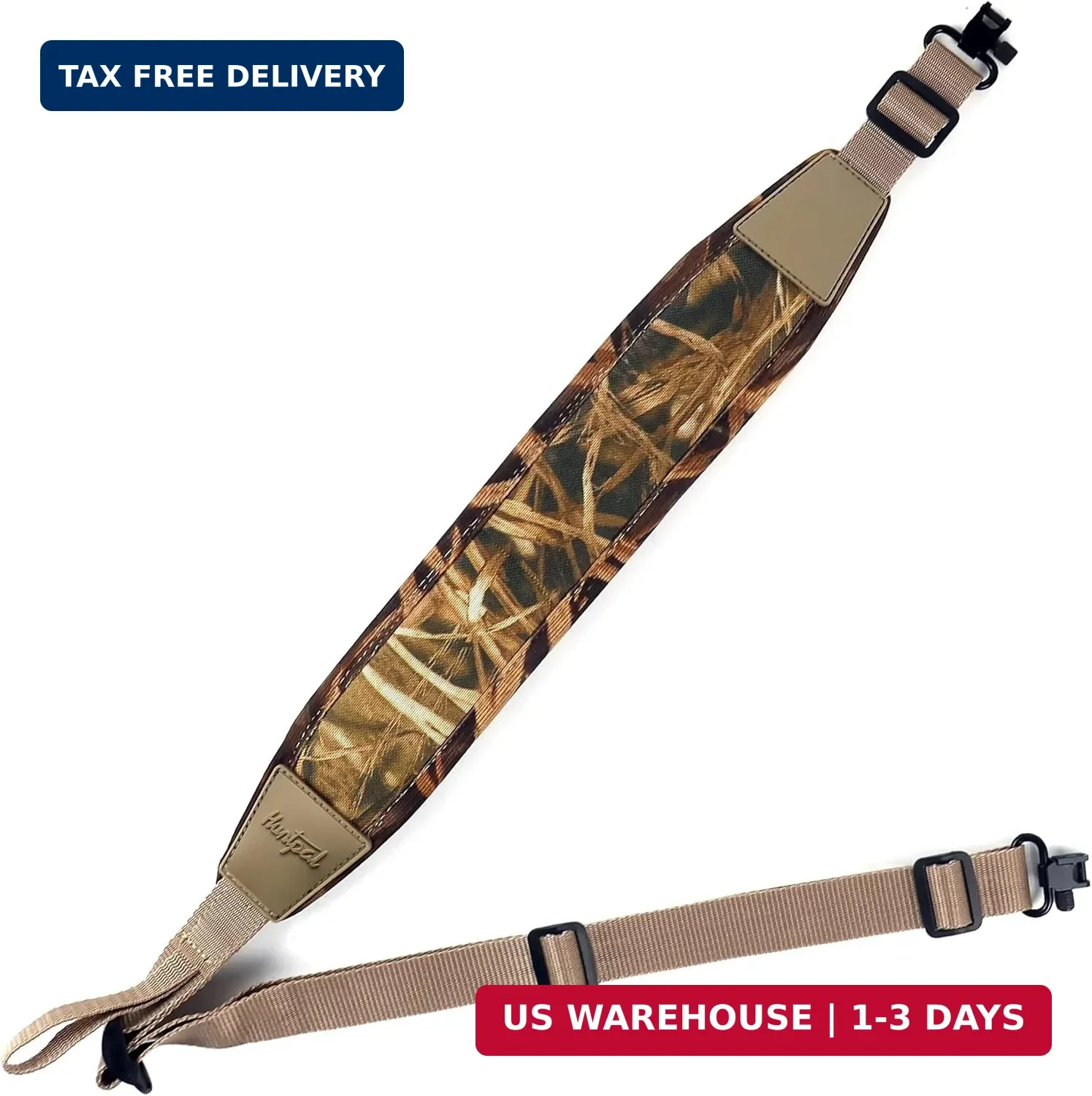 HUNTPAL Stalker Sling Two Point Gun Shotgun Rifle Sling with Removable Swivels,