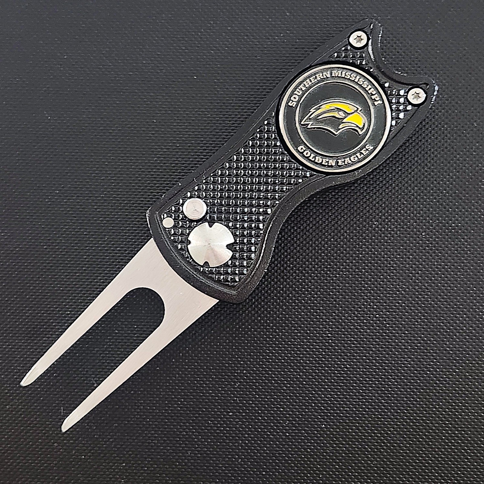 Southern Mississippi Golden Eagles Switchblade Divot Tool 2-Sided Ball Marker