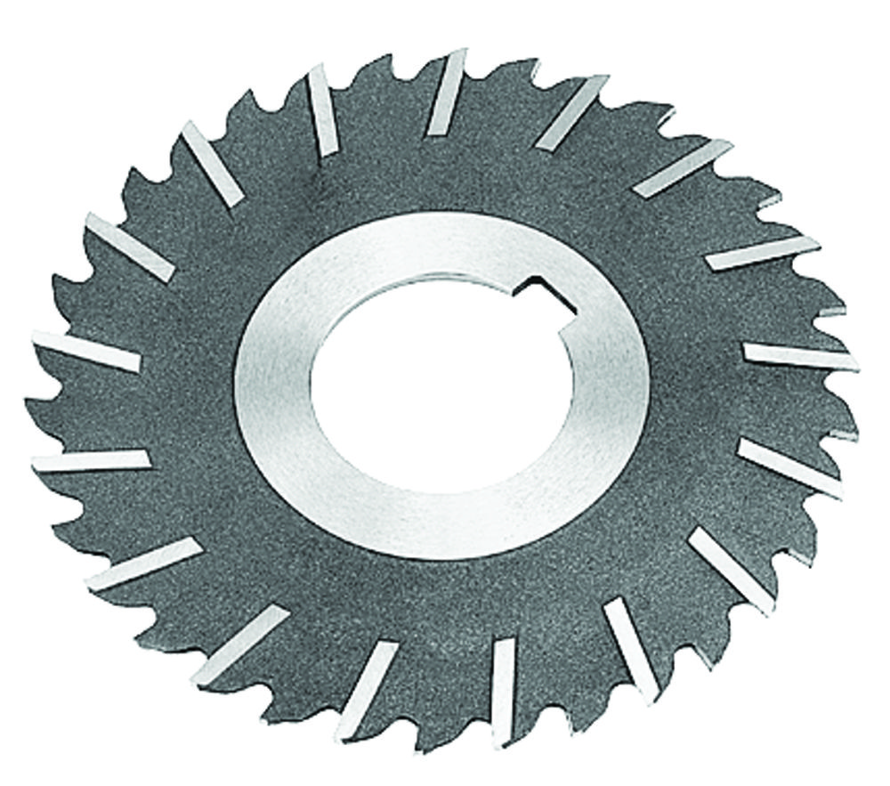 3 x 7/64 x 1" HSS Metal Slitting Saw With Staggered Side Teeth