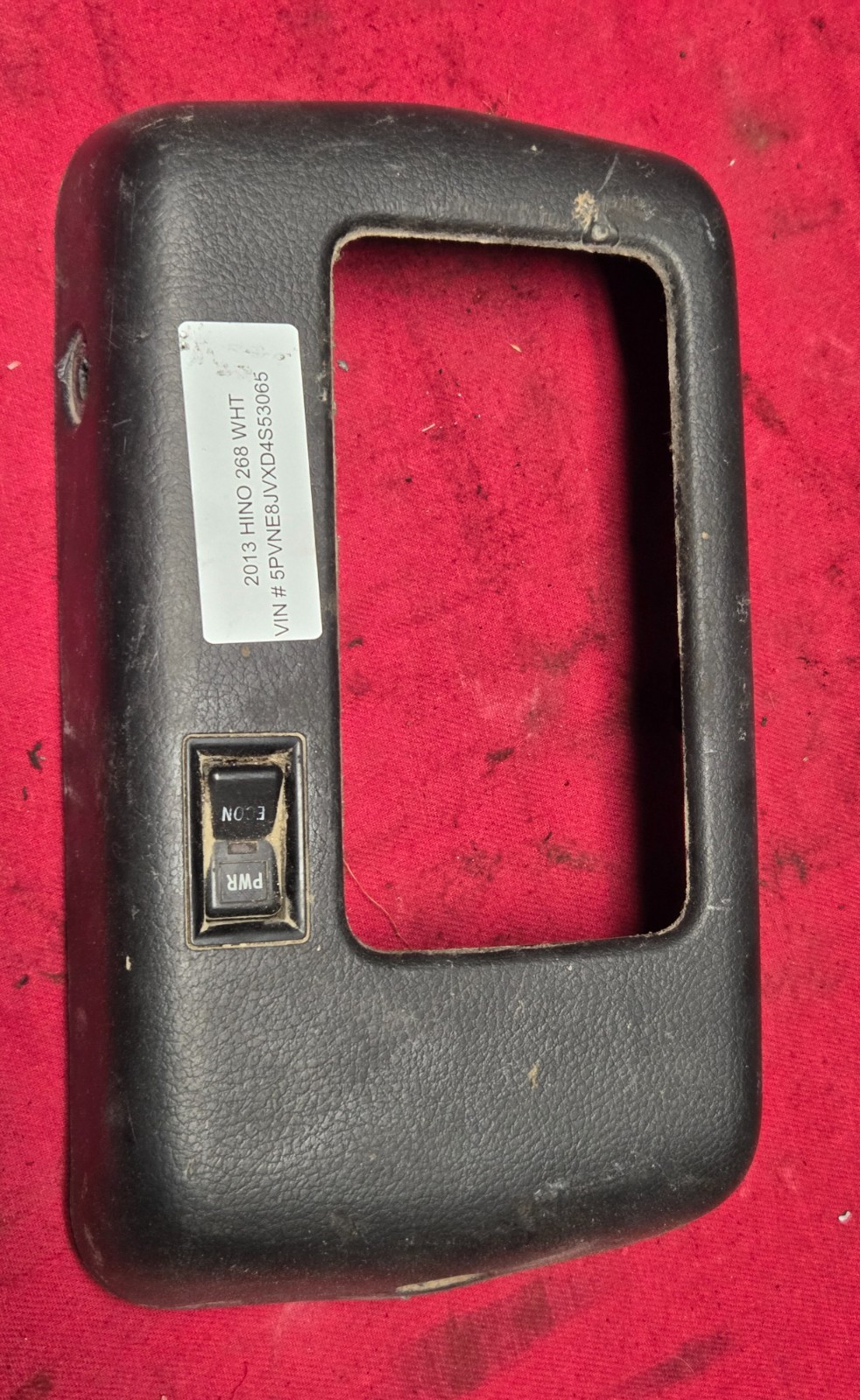 TRIM PANEL HINO  SHIFT TOWER COVER 58425 - 1360A