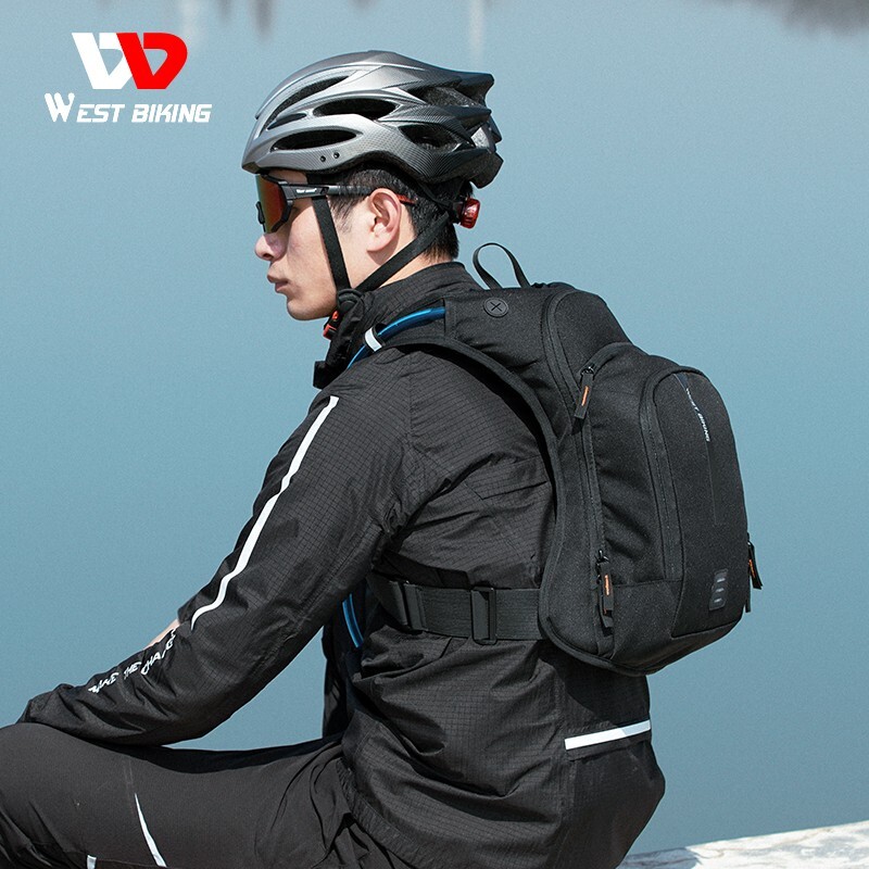 WEST BIKING 2L Water Bladder Bag 10L Cycling Hiking Hydration Pack Backpack