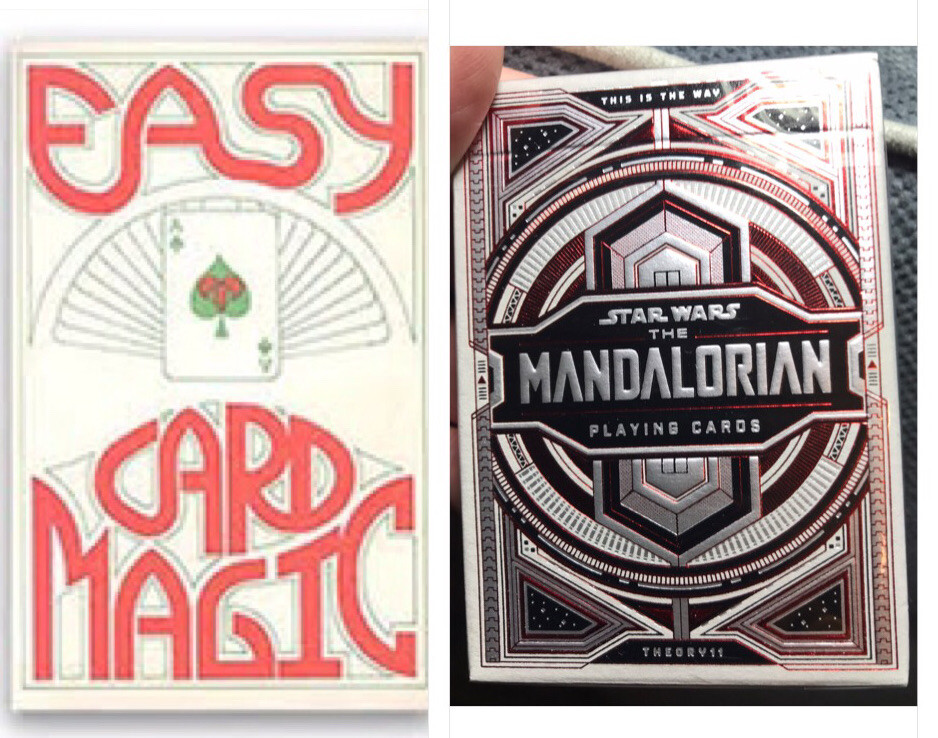 Mandalorian Deck + Easy Card Magic book Combo! Be A Card Magician! EZ To Learn