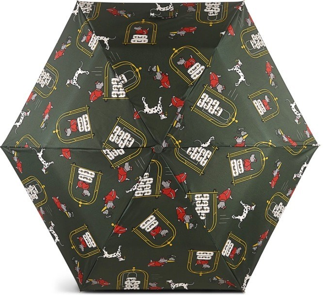 NWT Radley London Green Bell Boy Handbag Umbrella Scottie Dalmatian Dog
