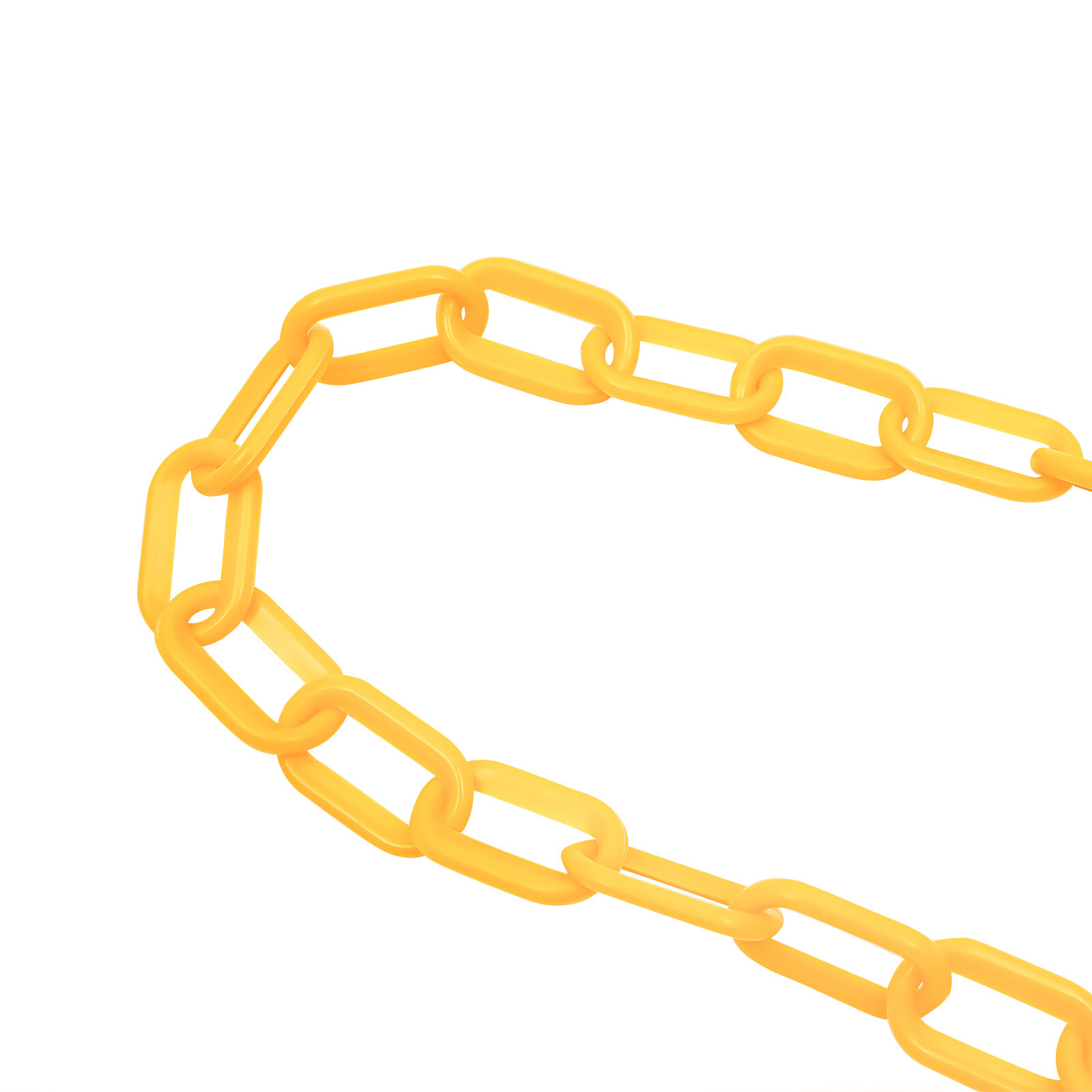 200FT Connected Safety Chain Link Plastic Barrier Chain Crowd Control Barrier