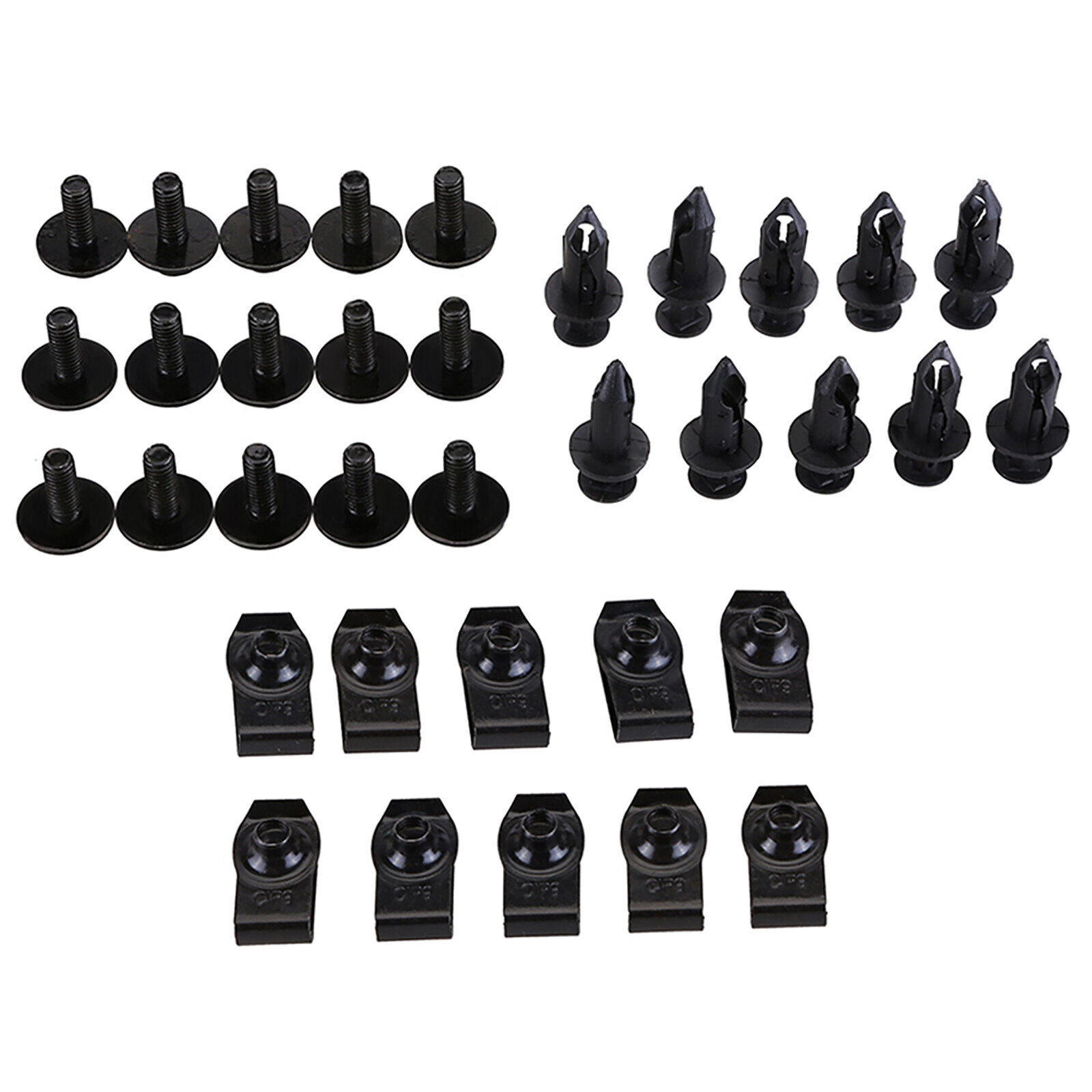 For Dodge M6 Engine Under Cover Splash Shield Guard 35Pcs Body Bolts U-nut Clips