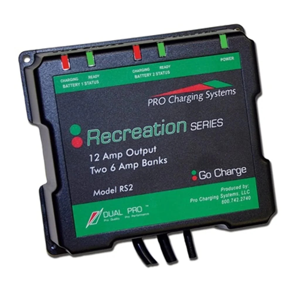 Dual Pro RS2 Recreation Series Charger - Two 6A Banks