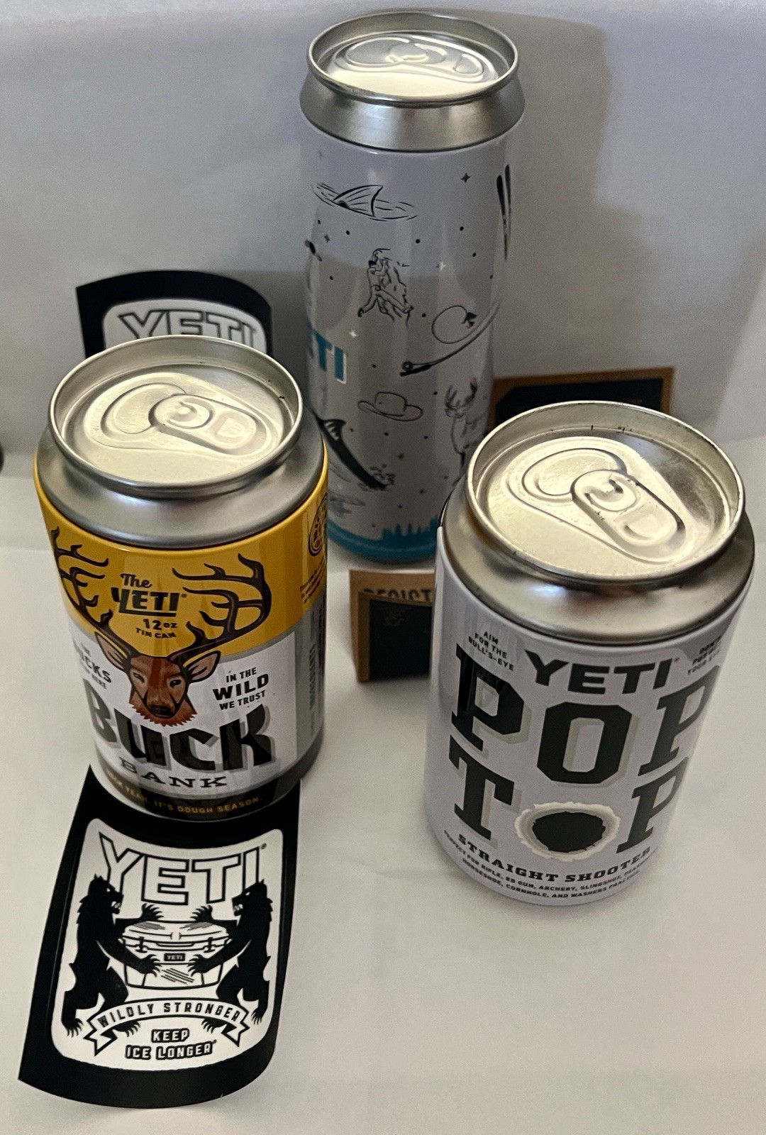 3X Yeti Stash Cans Hidden Storage Safe Slim Limited Edition Stash Cans New