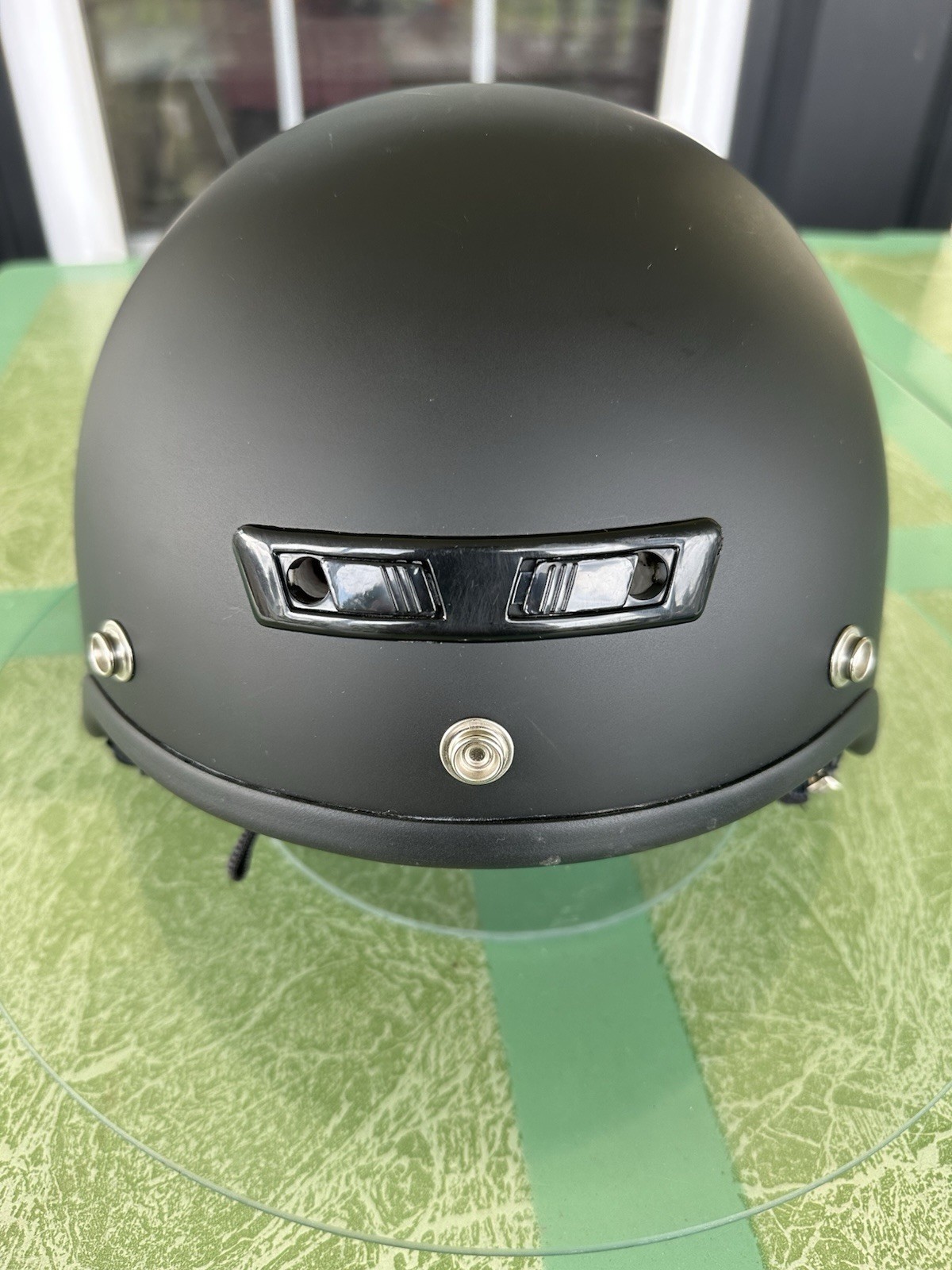 Core Cruiser-X Half Helmet (Black Medium) DOT Certified