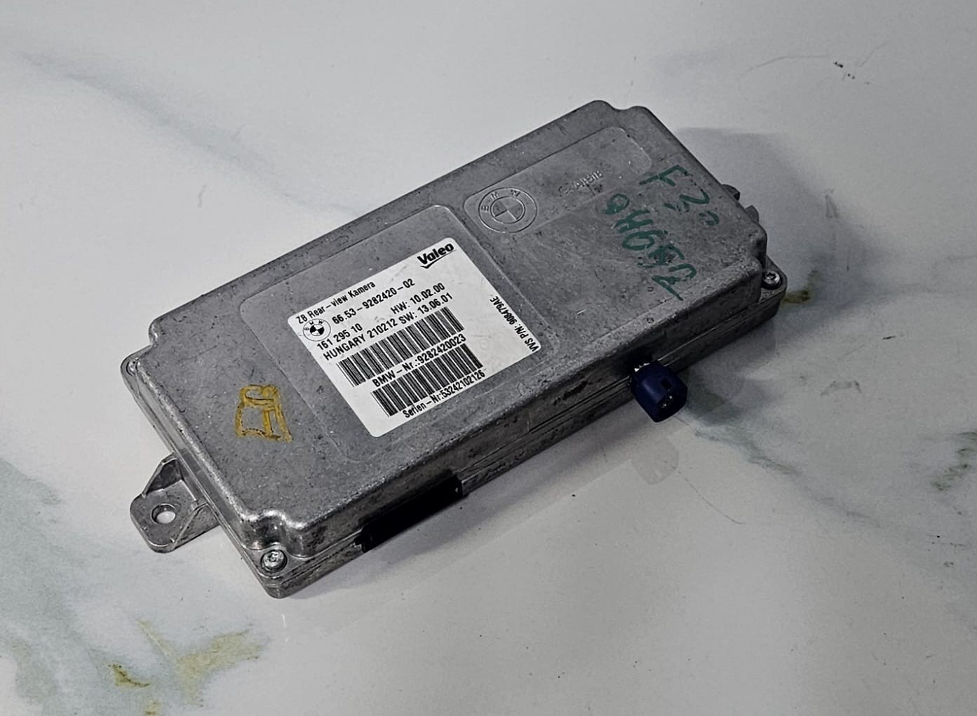 OEM BMW F10 F30 F12 F06 F20 F31 F22 ZB REAR VIEW CAMERA MODULE 9282420