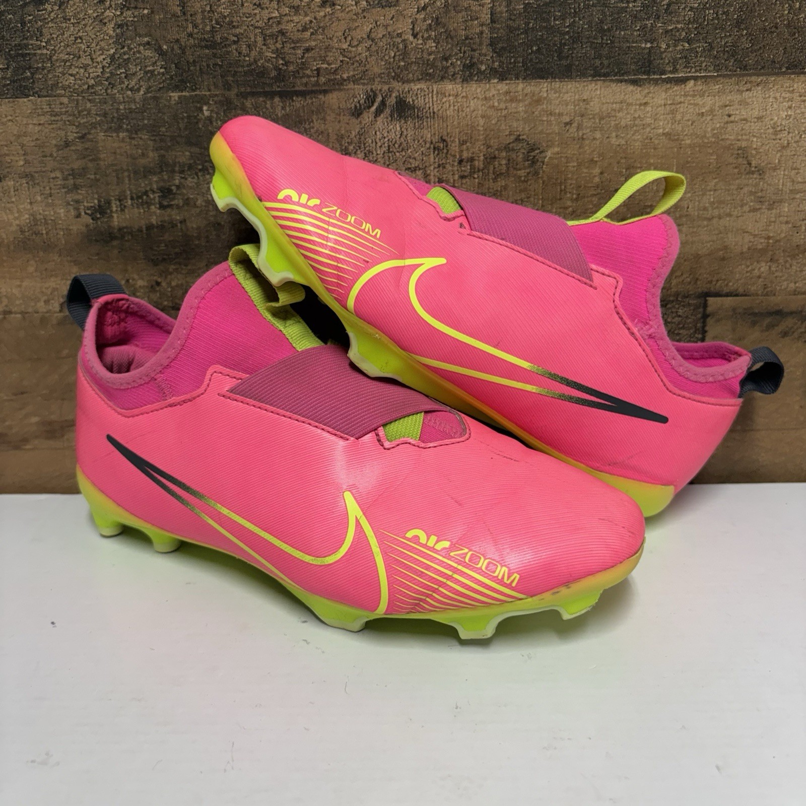 Nike Zoom Vapor 15 Academy FG MG - Pink - Kids size 6y - DJ5617-605