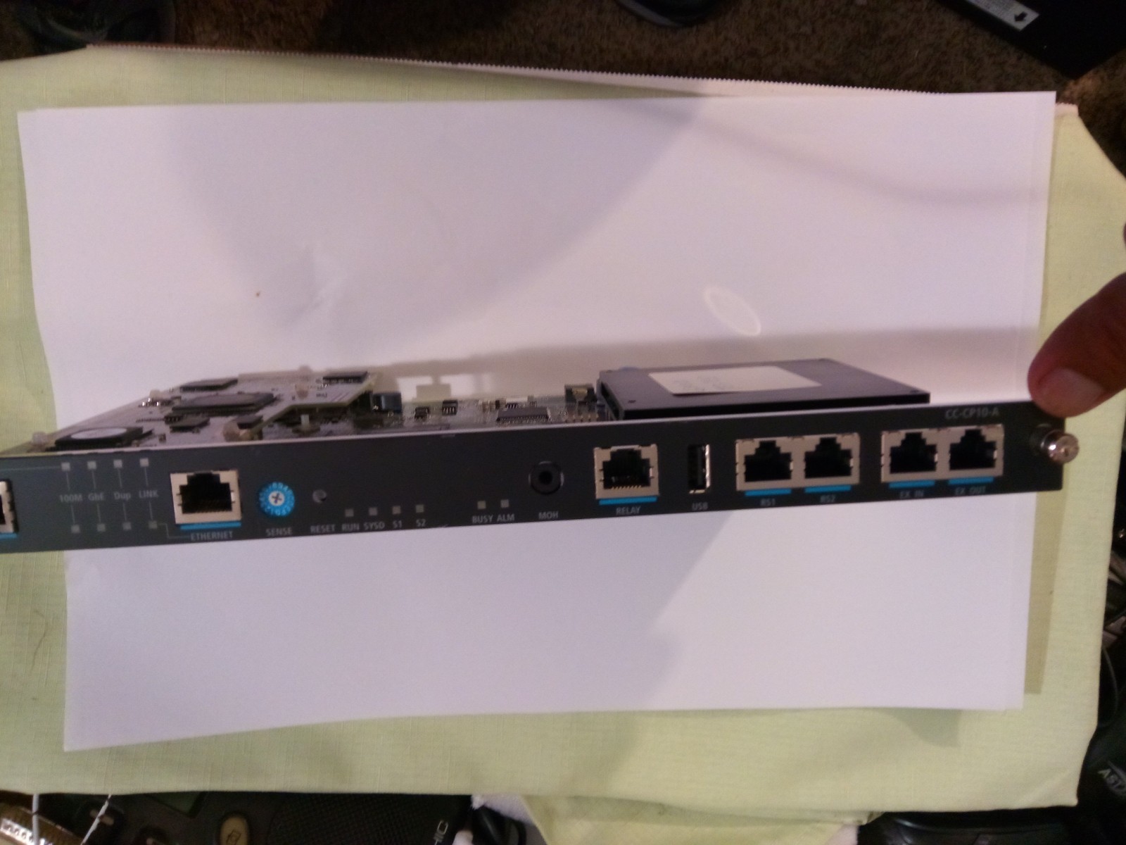 NEC CC-CP10-A WITH GPZ-64IPLD MAIN PROCESSOR BLADE MODULE