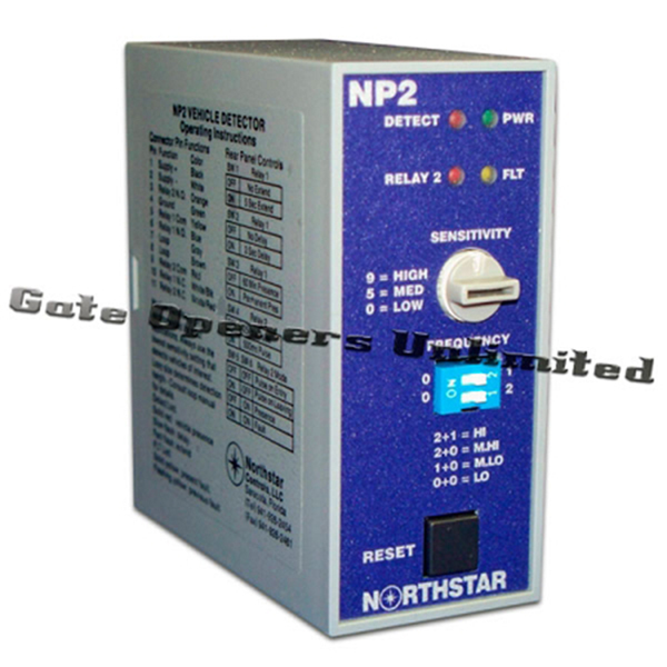 NorthStar Loop Detector - NP2-120 Single Channel - Dual Relay Vehicle Detector