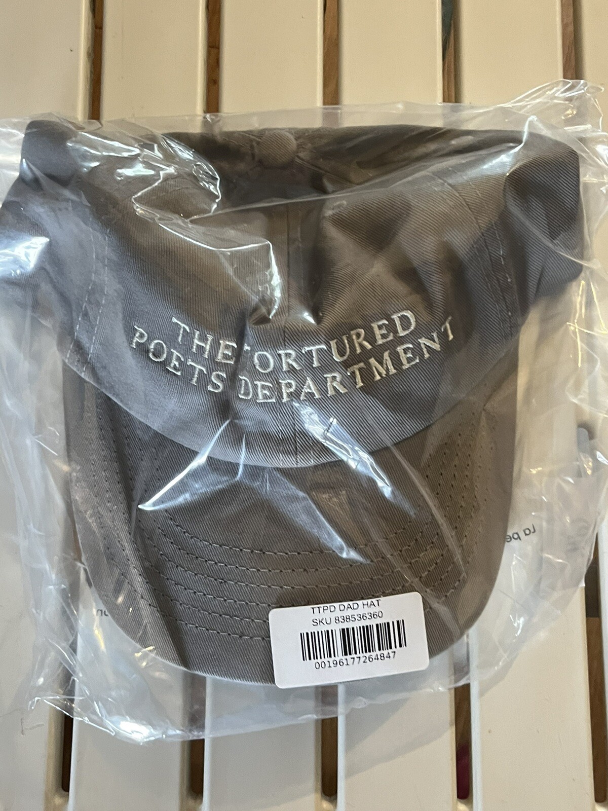 The Tortured Poets Department Gray Dad Hat - Taylor Swift - Official- SHIP FAST