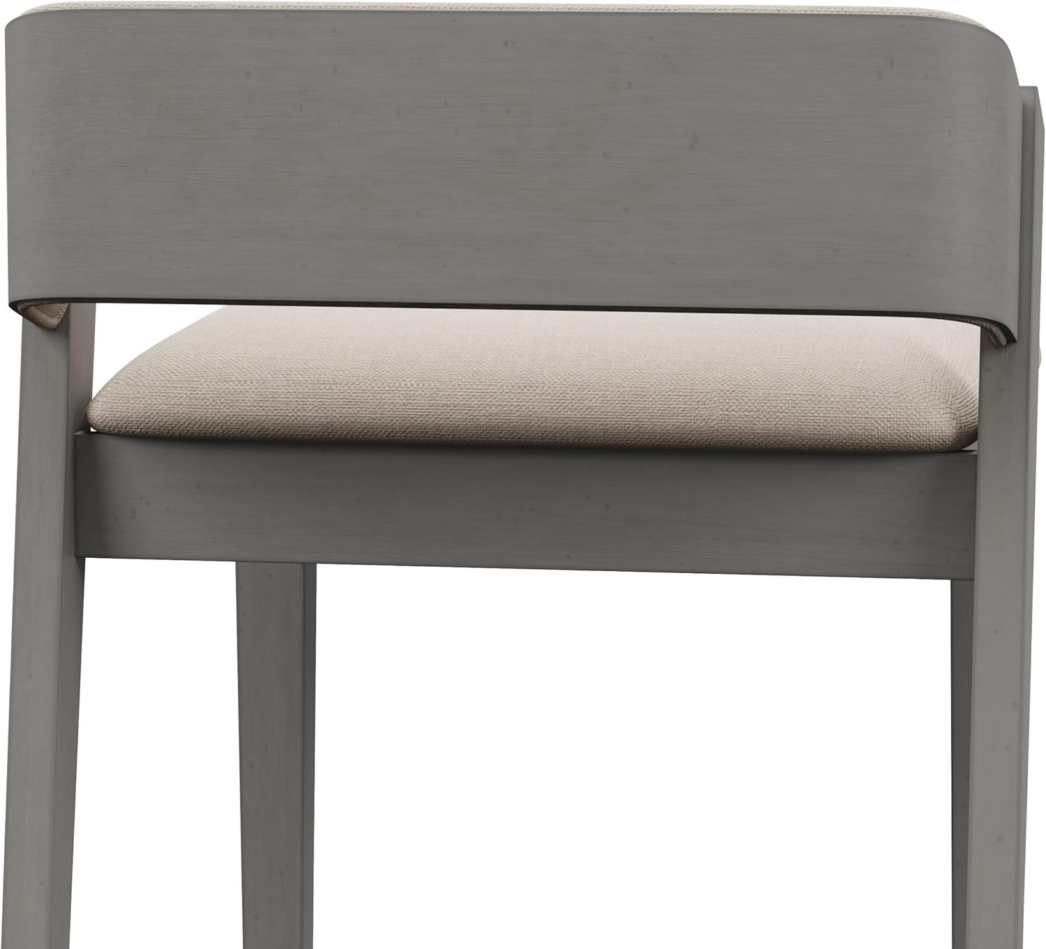 Dresden Wood Counter Height Stool, Distressed Gray