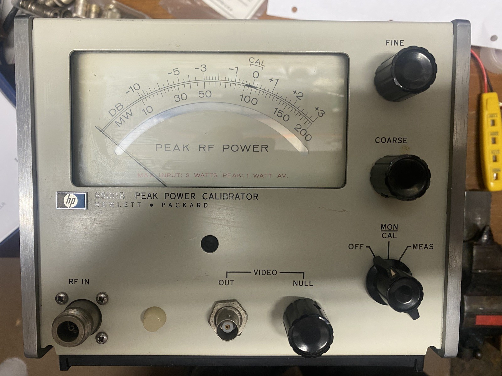 HP 8900B Peak Power Calibrator