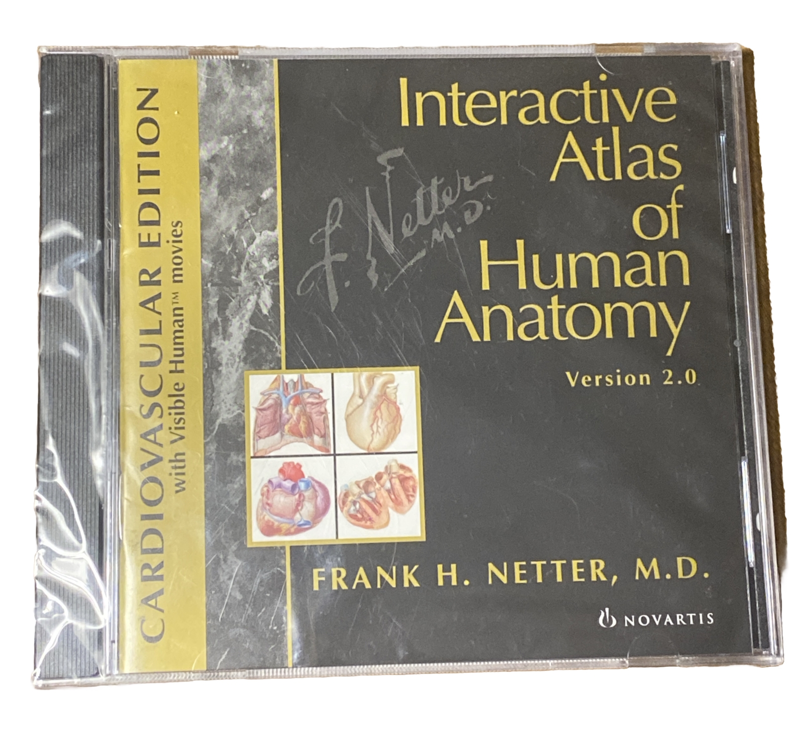 INTERACTIVE ATLAS OF HUMAN ANATOMY 2.0 PC CD Rom Cardiovascular Edition Bio NEW