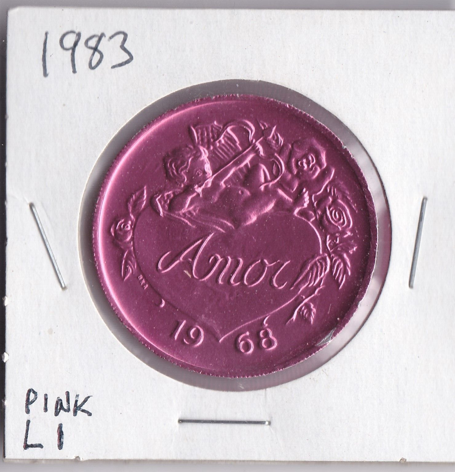 1983 AMOR 1968/LOVELIEST DAY OF THE YEAR 1983 Mardi Gras  DOUBLOON