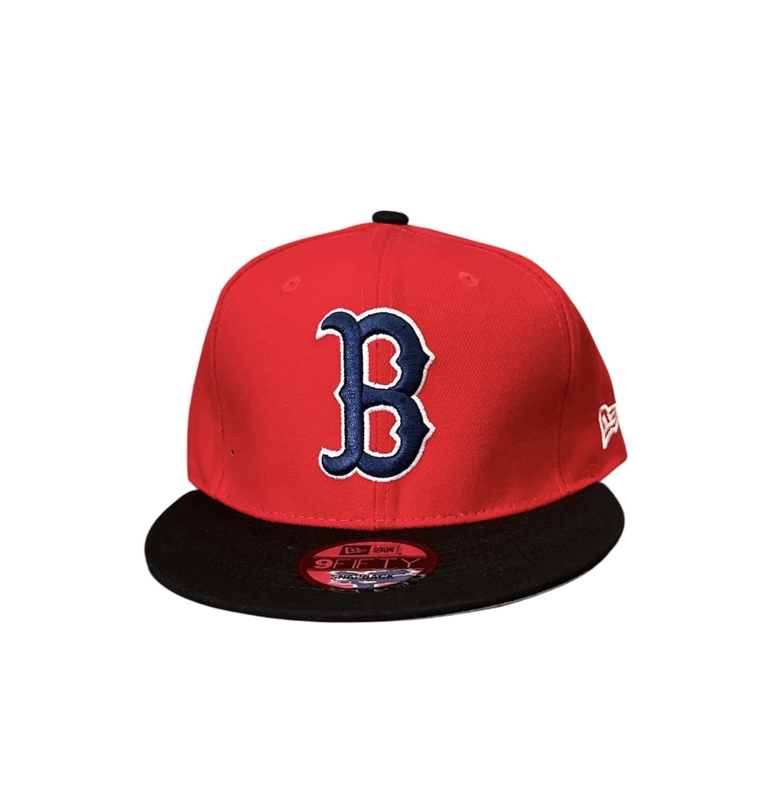 Boston Red Sox 9Fifty New Era SnapBack Hat Red & Navy Adjustable Flat Bill