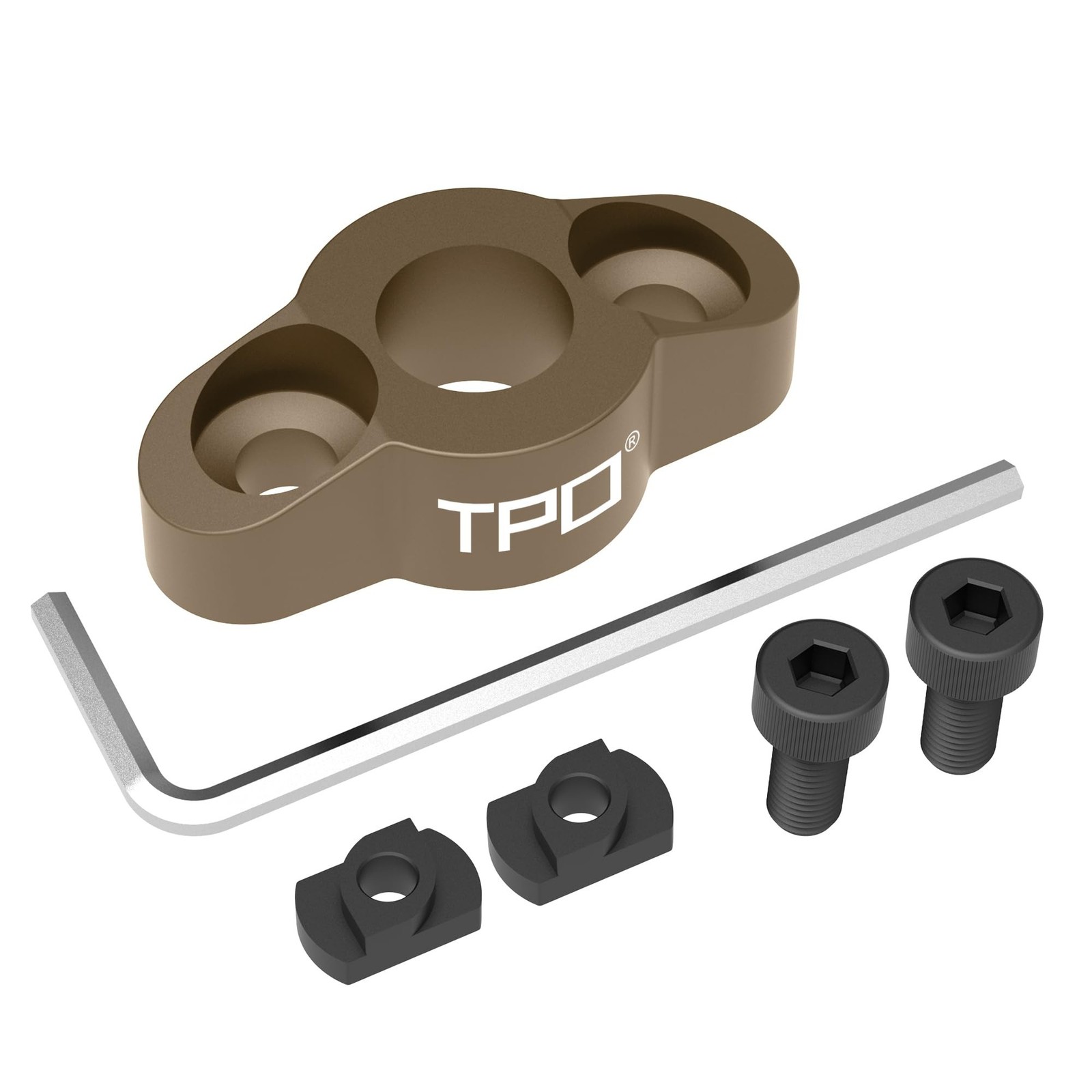 M-Lock QD Sling Mount, m Lock qd Sling Swivel for Two Point Slings Mount (Tan)