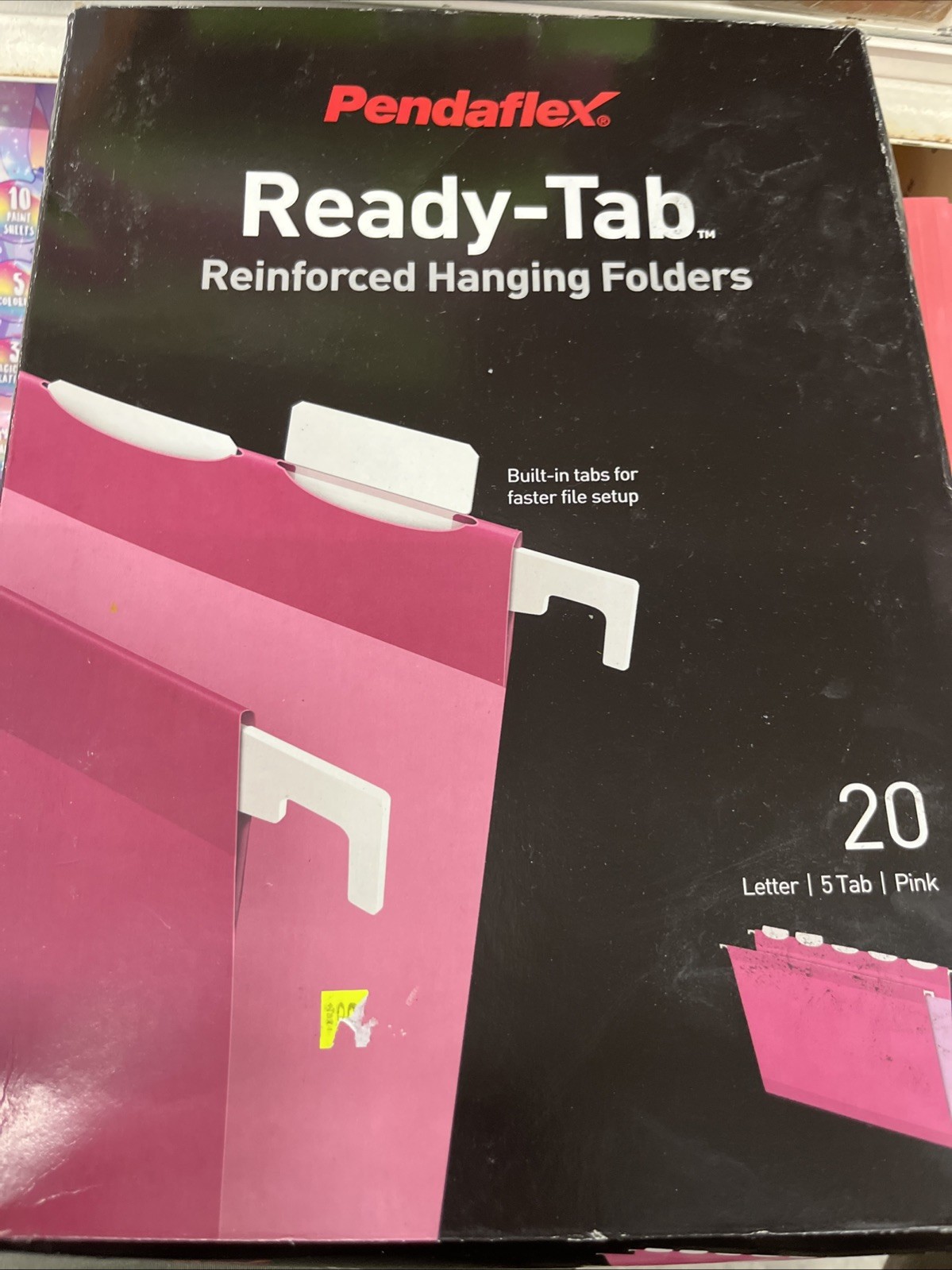 Esselte Ess-90240 Readytab Breast Cancer Awareness Hanging File Folder