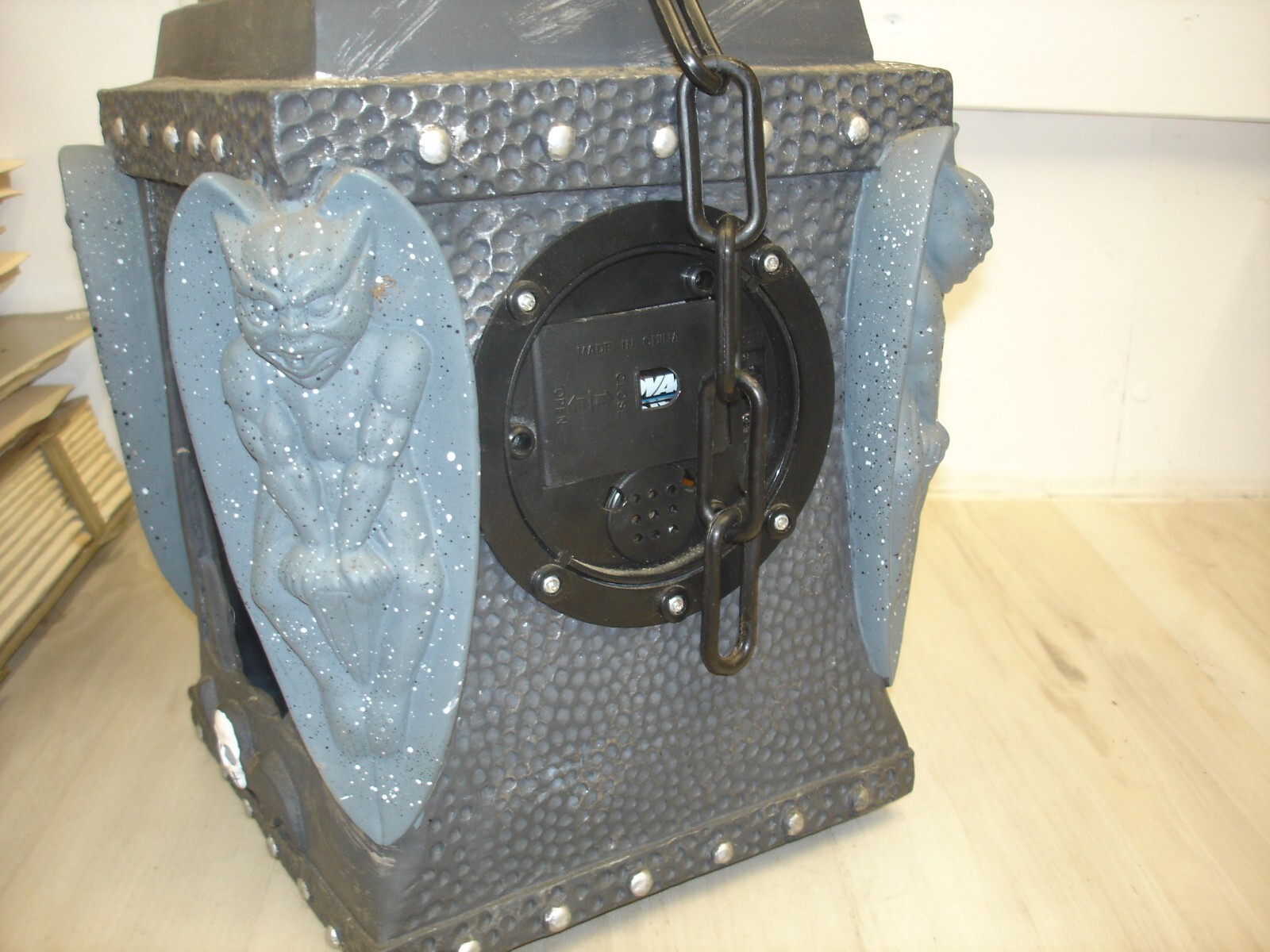 Animated Talking singing lighted Skull Lantern Halloween Tested WORKS battery