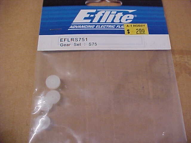 E-FLITE EFLRS751 = S75 SERVO GEAR SET
