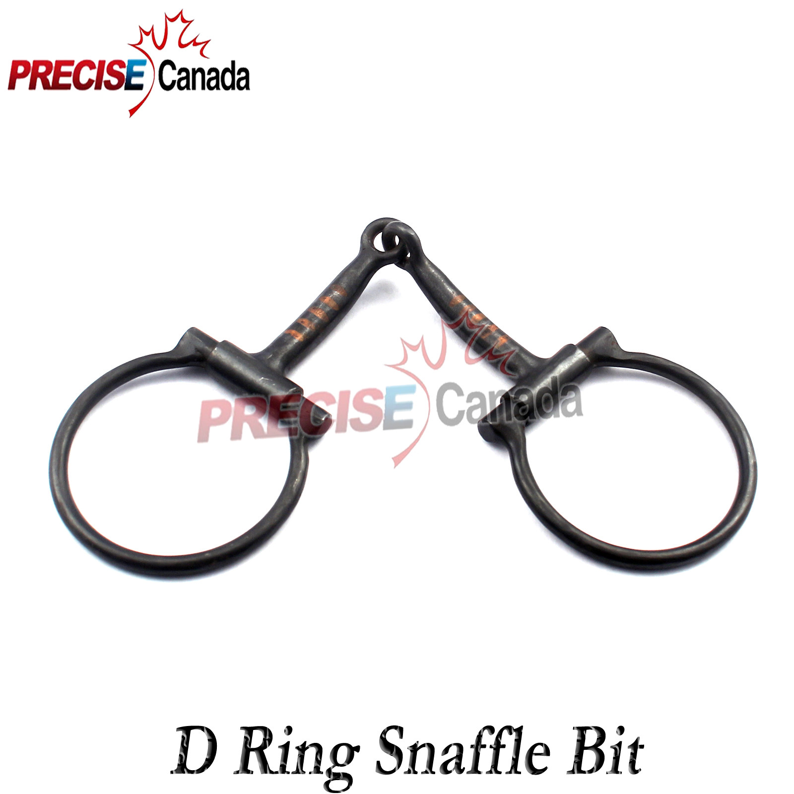 D Ring Snaffle Bit With Copper Rollers, 5'' BT-005