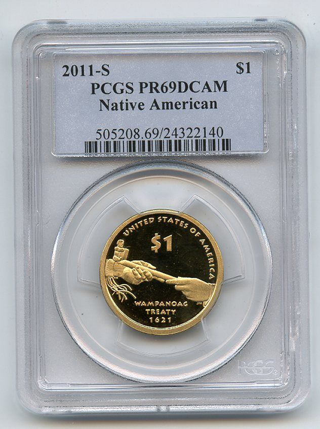 2011 S $1 Sacagawea Dollar PCGS PR69DCAM