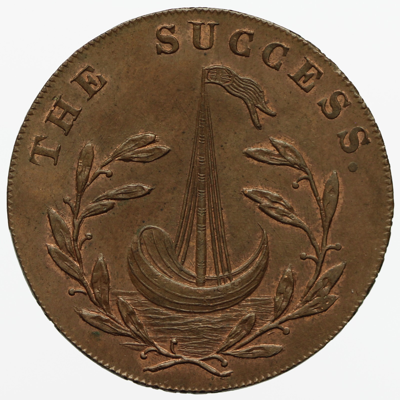 Kent Romney Halfpenny Token 1794 D&H 38