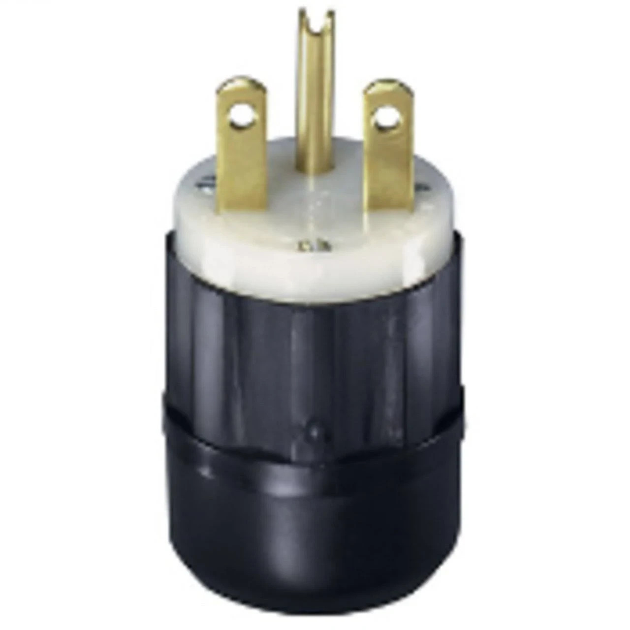 NEW Leviton 5666-CS 15A 250V PLUSPRO Nylon Grounding Plug Black & WhiteFree Ship
