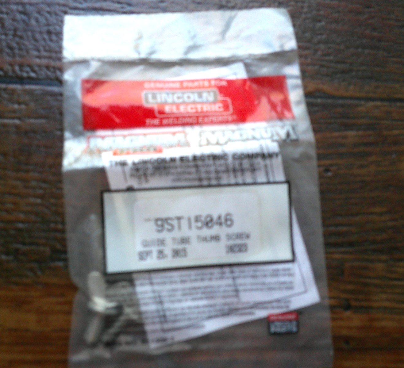 Lincoln Electric 9ST15046 Guide Tube Thumb Screw