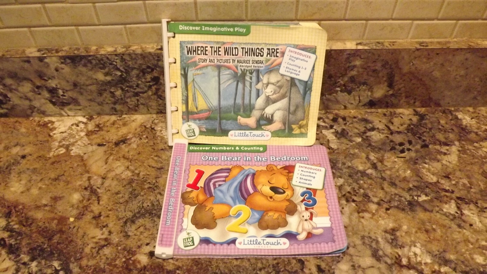 Leap Frog Little Touch “One Bear In The Bedroom” Book Only...Numbers & Counting