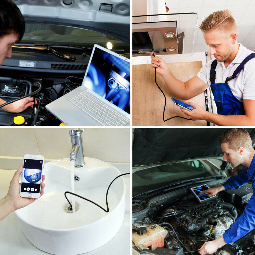 Endoscope HD Camera USB Type-C Waterproof Borescope Snake Inspection For Android