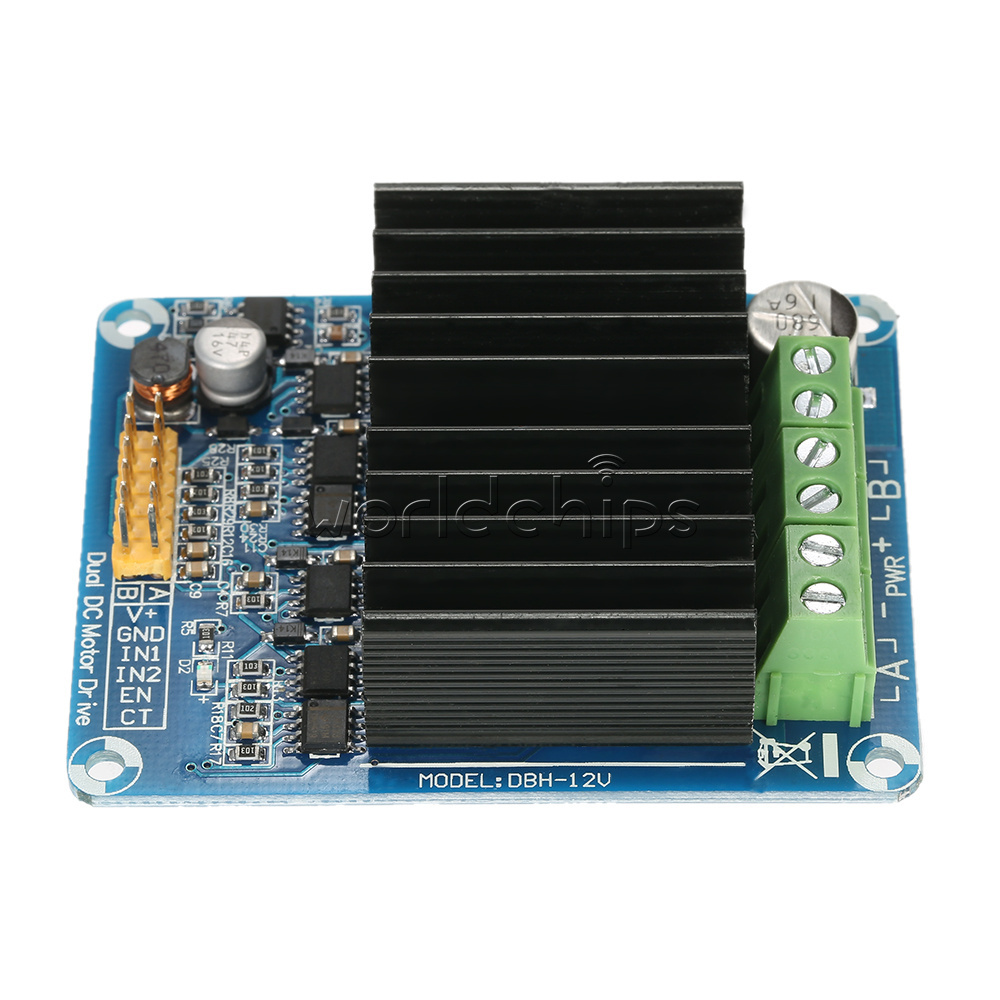 30A Motor Drive 5V-15V Dual channel H bridge Module Controller DHB-01A