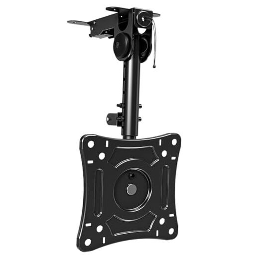 Folding Under Cabinet TV Mount - Flip Down & Swivel TV 13-32 inch TV Screens