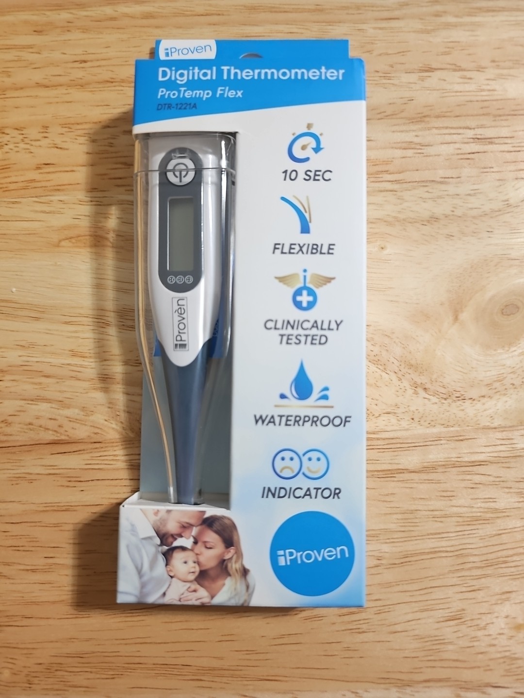 iProven Digital Thermometer Oral DTR-1221A F° and C° High Temp Alarm SEALED