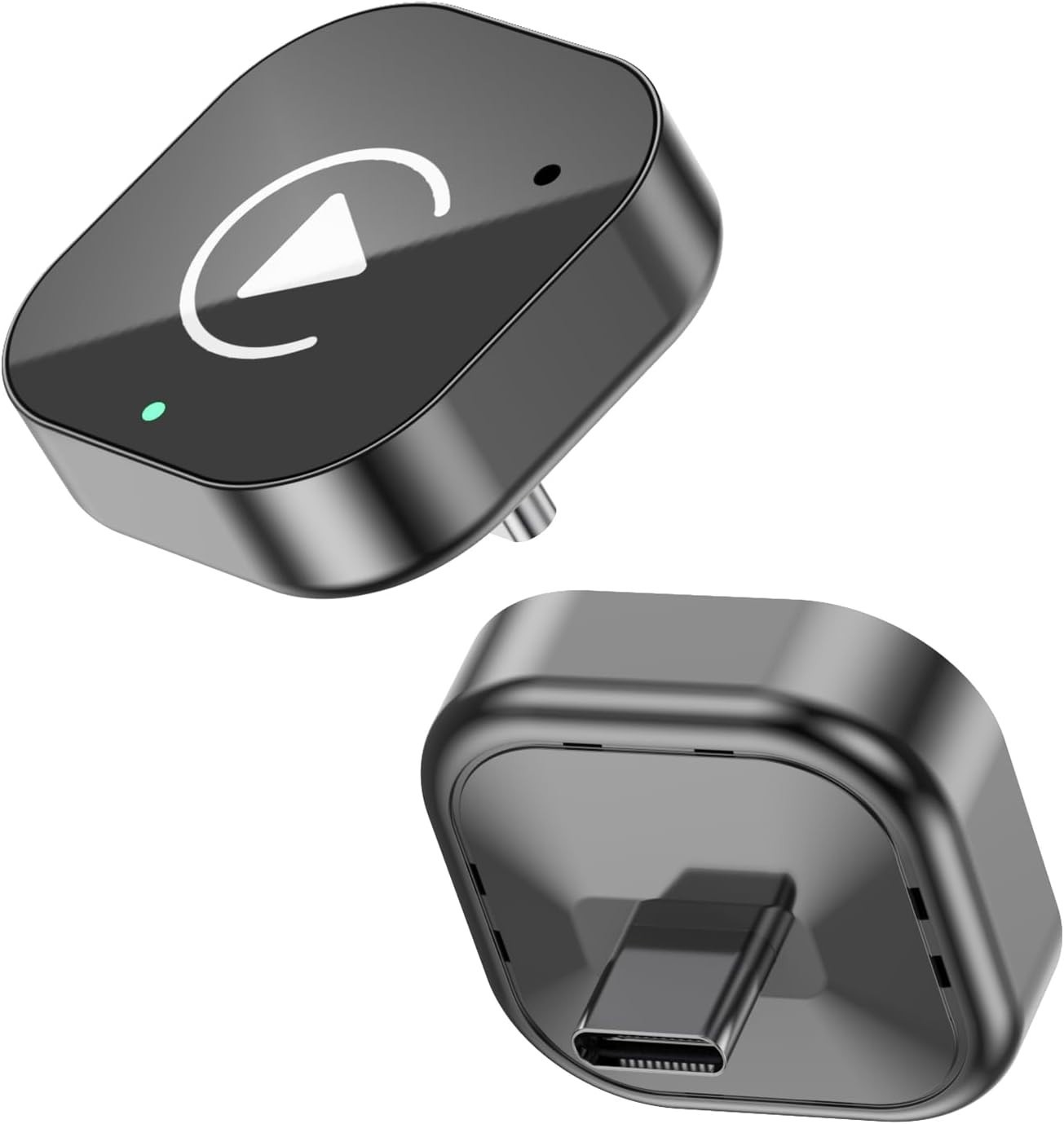 USB C Wireless CarPlay & Android Auto Adapter Dual Band WiFi Wired to Wireless