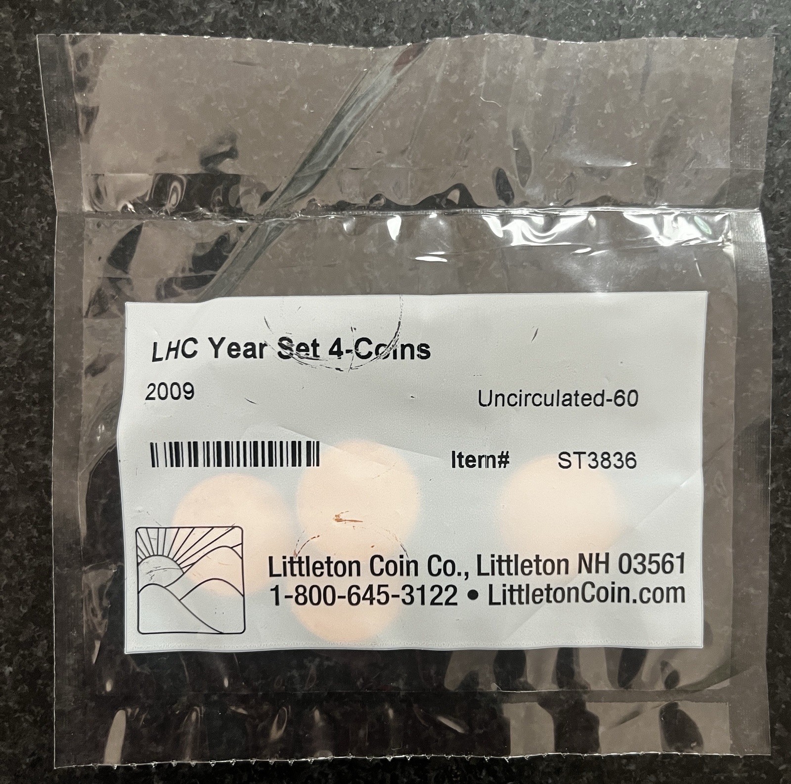 2009 Set of 4  Lincoln Head Cent Bicentennial Penny Set Littleton Coin Co. Pack
