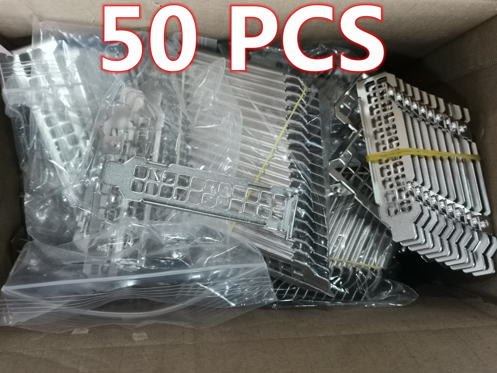 50PCS Low Profile Bracket for AOC-S3008L-L8E AOC-S3008L-L8I AOC-S3108L-H8IR