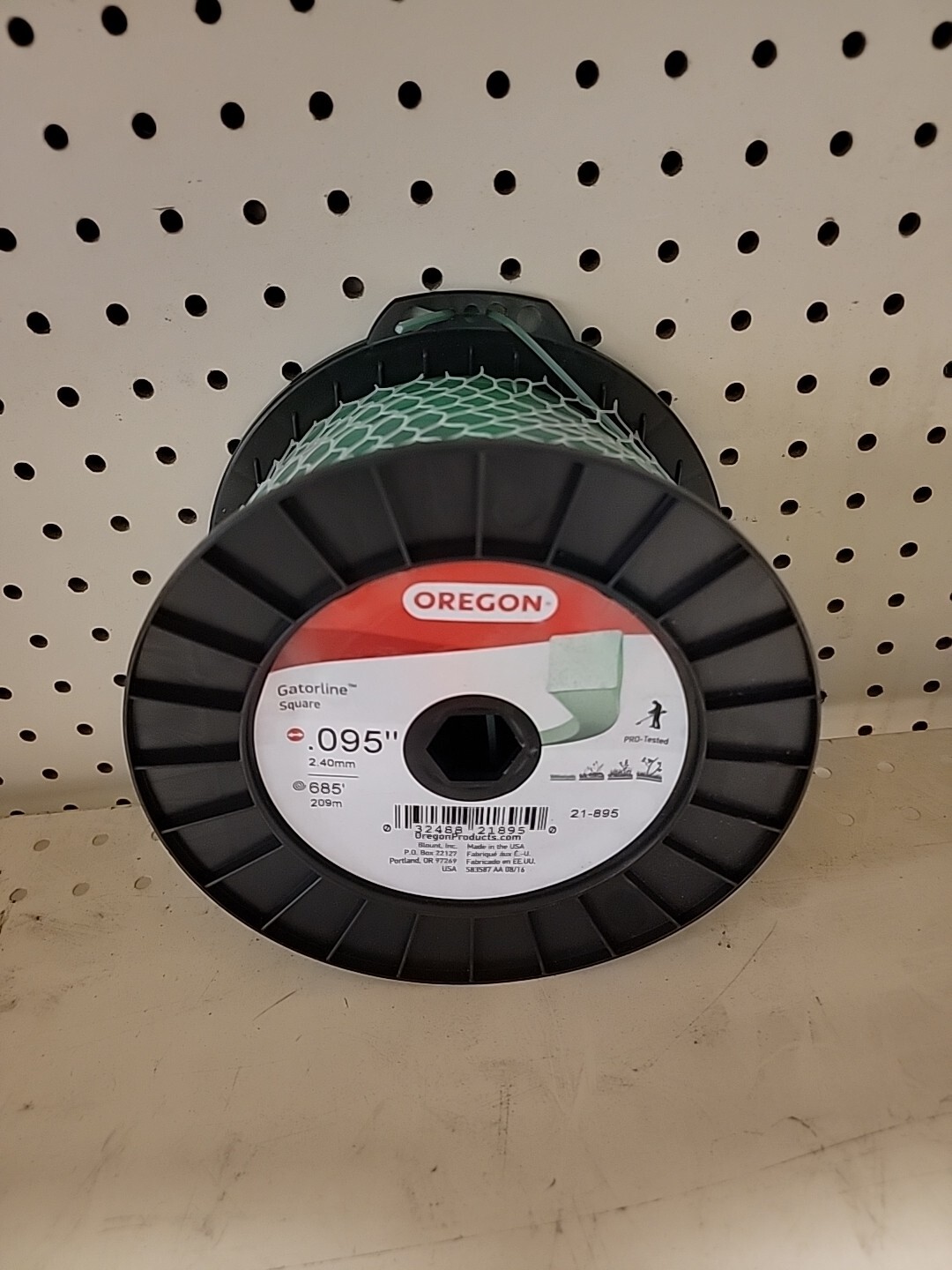 Oregon Trimmer Line 21-895 Green Gatorline .095" Square 685' -M3