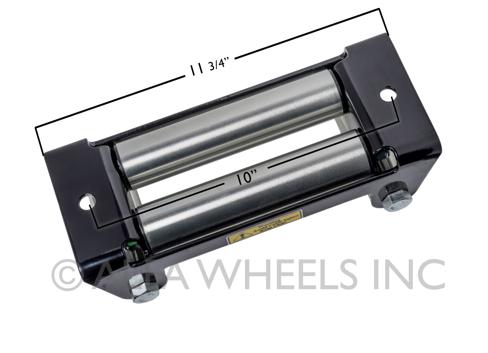 Winch Roller Fairlead 10" Universal 4 Way Roller Cable Guide heavy duty