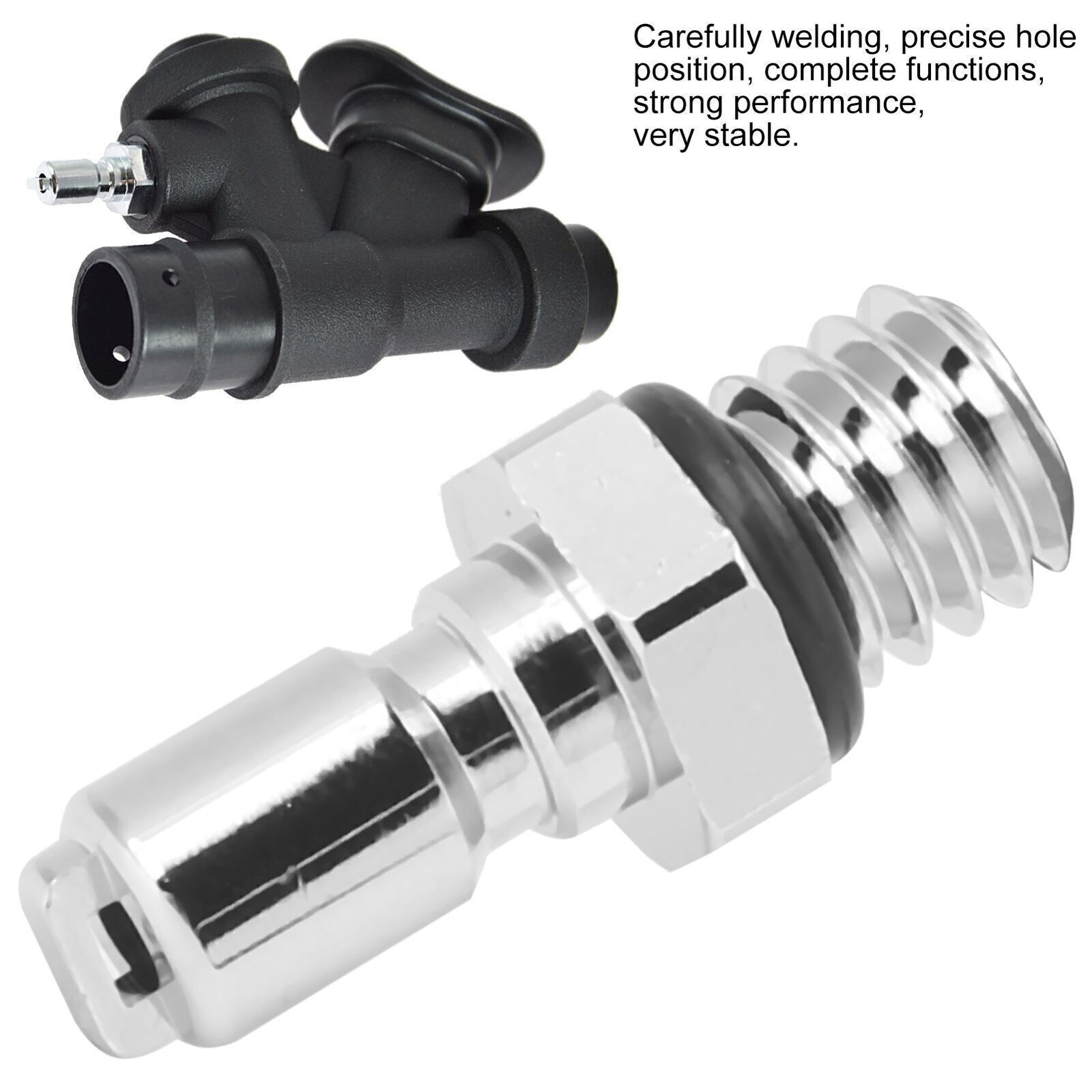 For BCD Power Inflator Adapter Chrome Plated Brass Diving Exhaust Valve Nipple