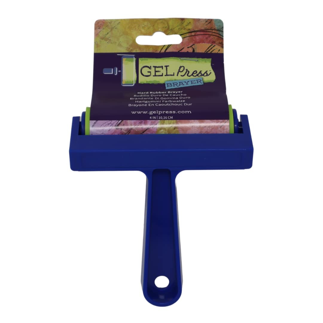 4-Inch Press Brayer - for Printmaking, Scrapbooking, Crafts, Home Decor & Mor...