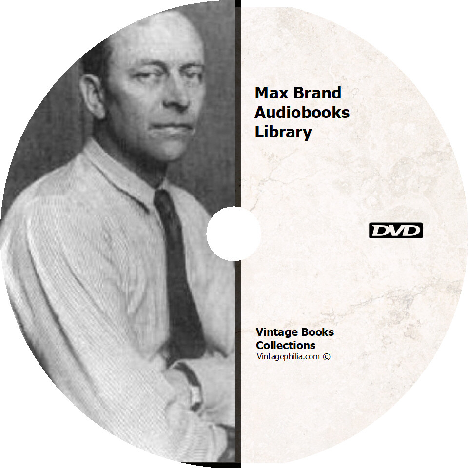 * ULTIMATE MAX BRAND WESTERN COLLECTION * 14 AUDIOBOOKS on MP3 DVD * AUDIO BOOKS