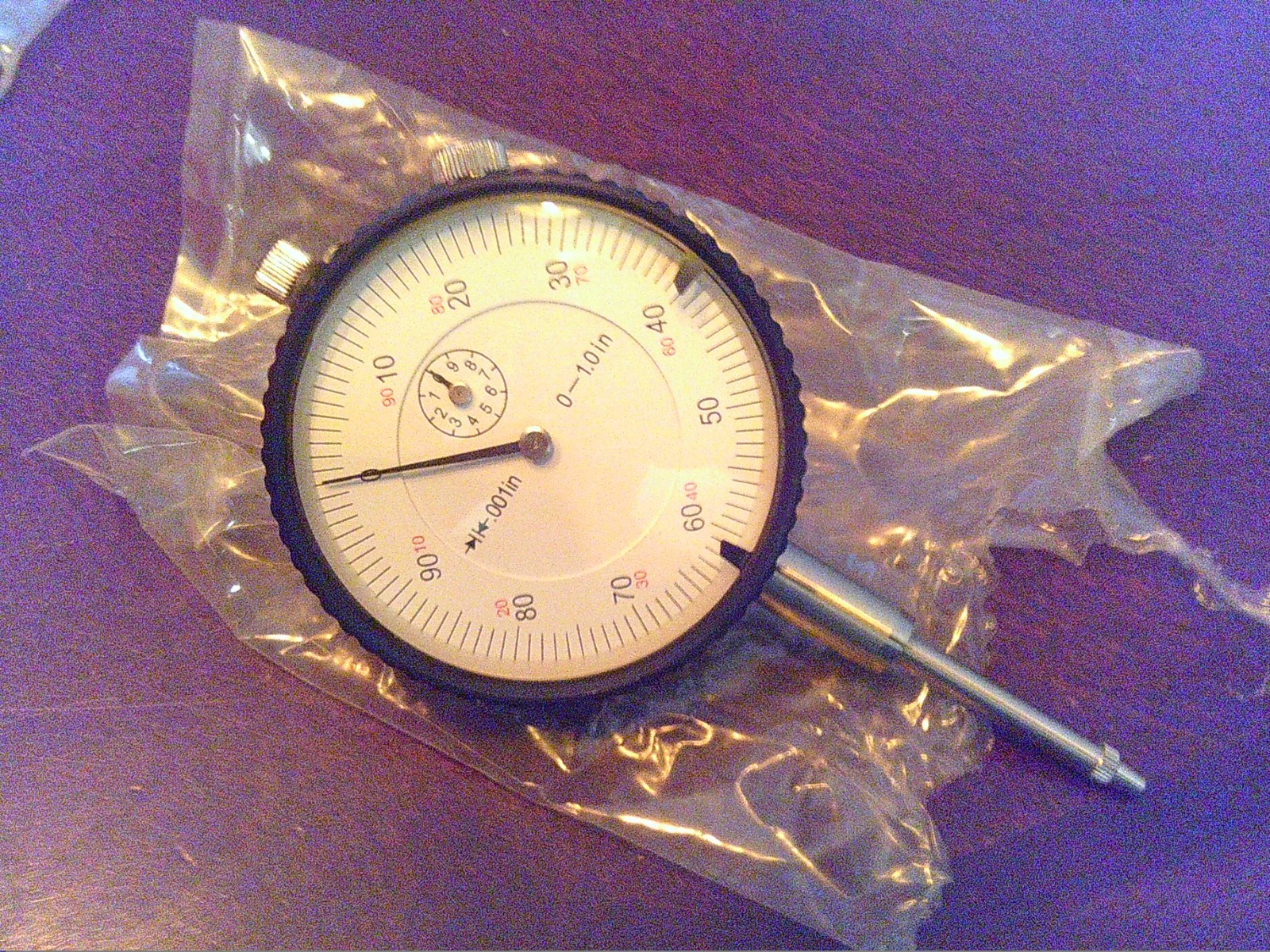 Dial Indicator 0-1" , .001" Manufacturer Unknown