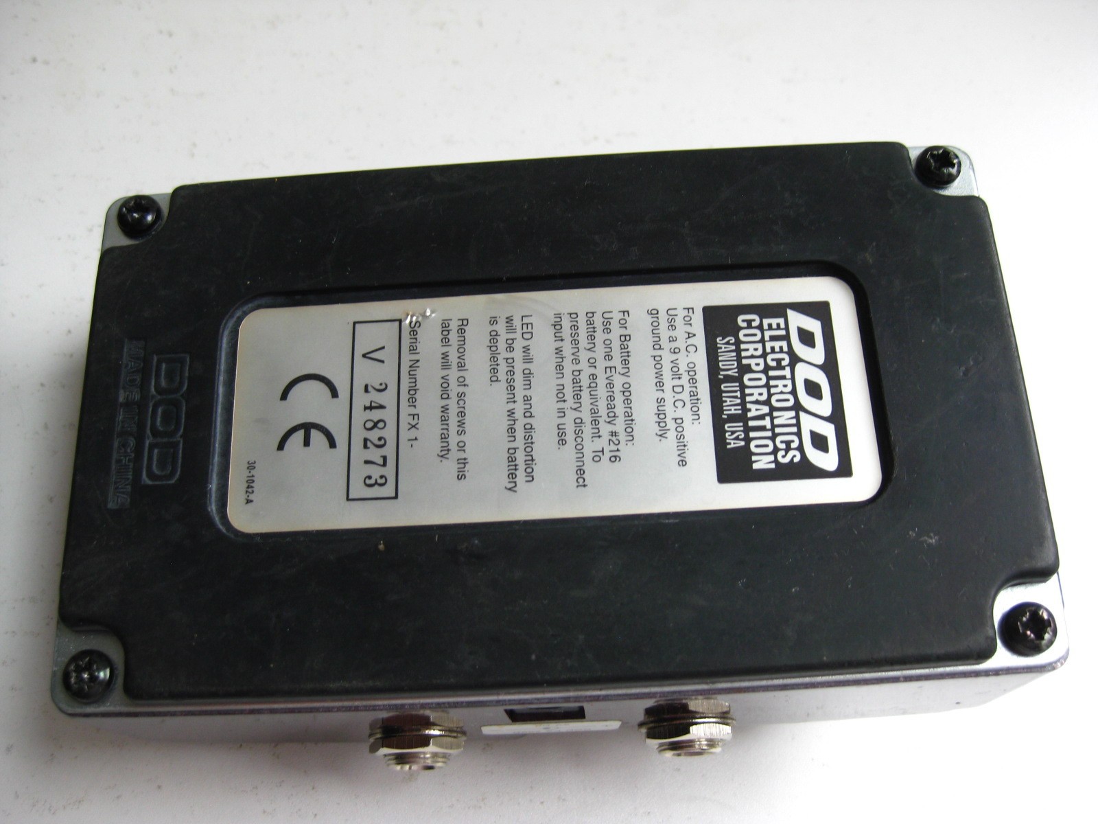 Vintage DOD FX20C Stereo Phaser Guitar Effect Pedal