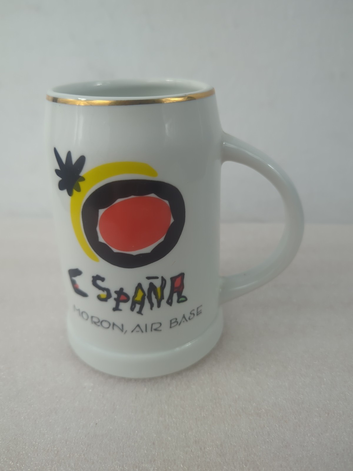 Vintage Moron Air Base Spain E Spana Mug Cup Stein Military