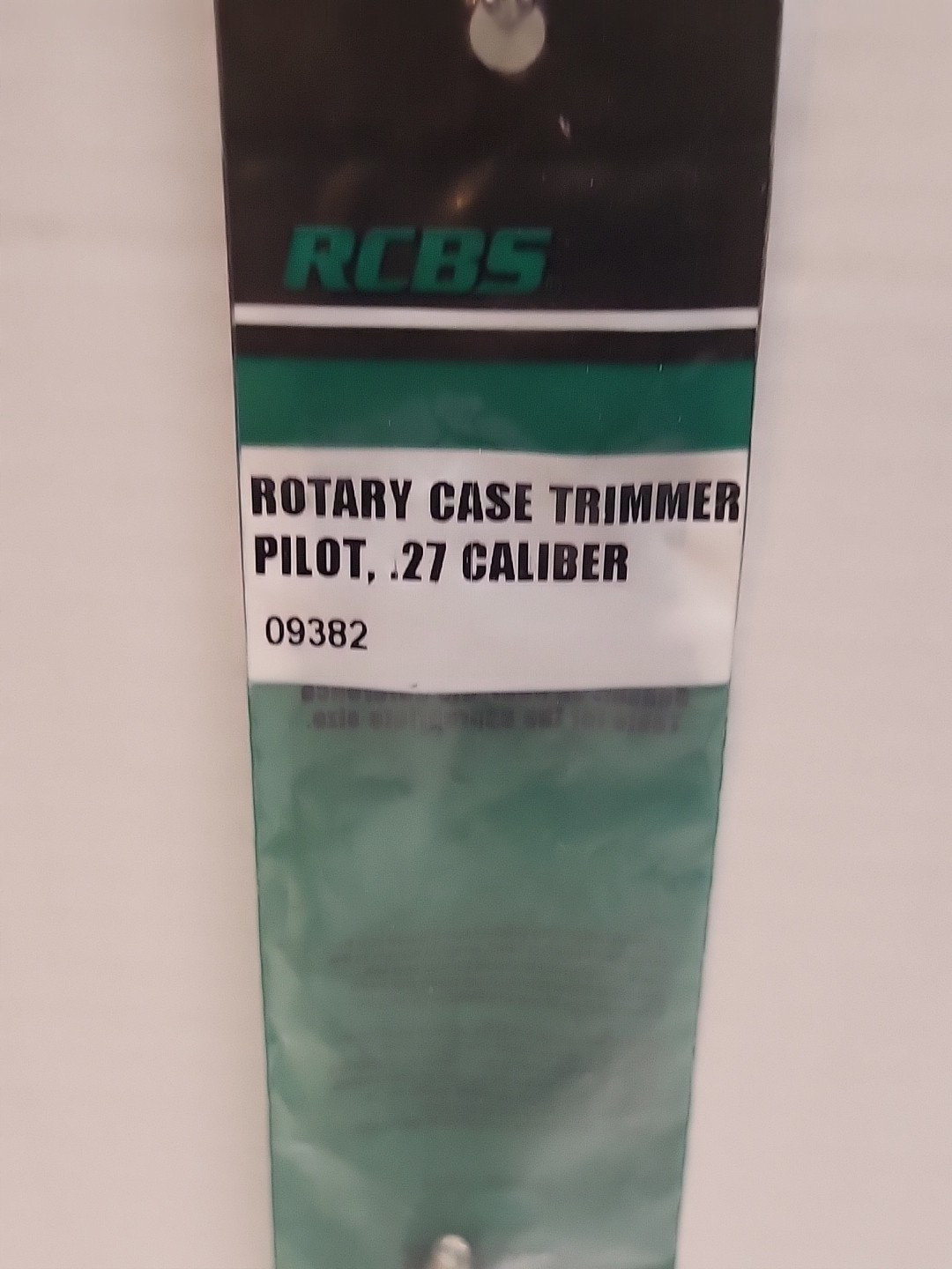 RCBS Rotary Case Trimmer Pilot .27 Caliber 09382