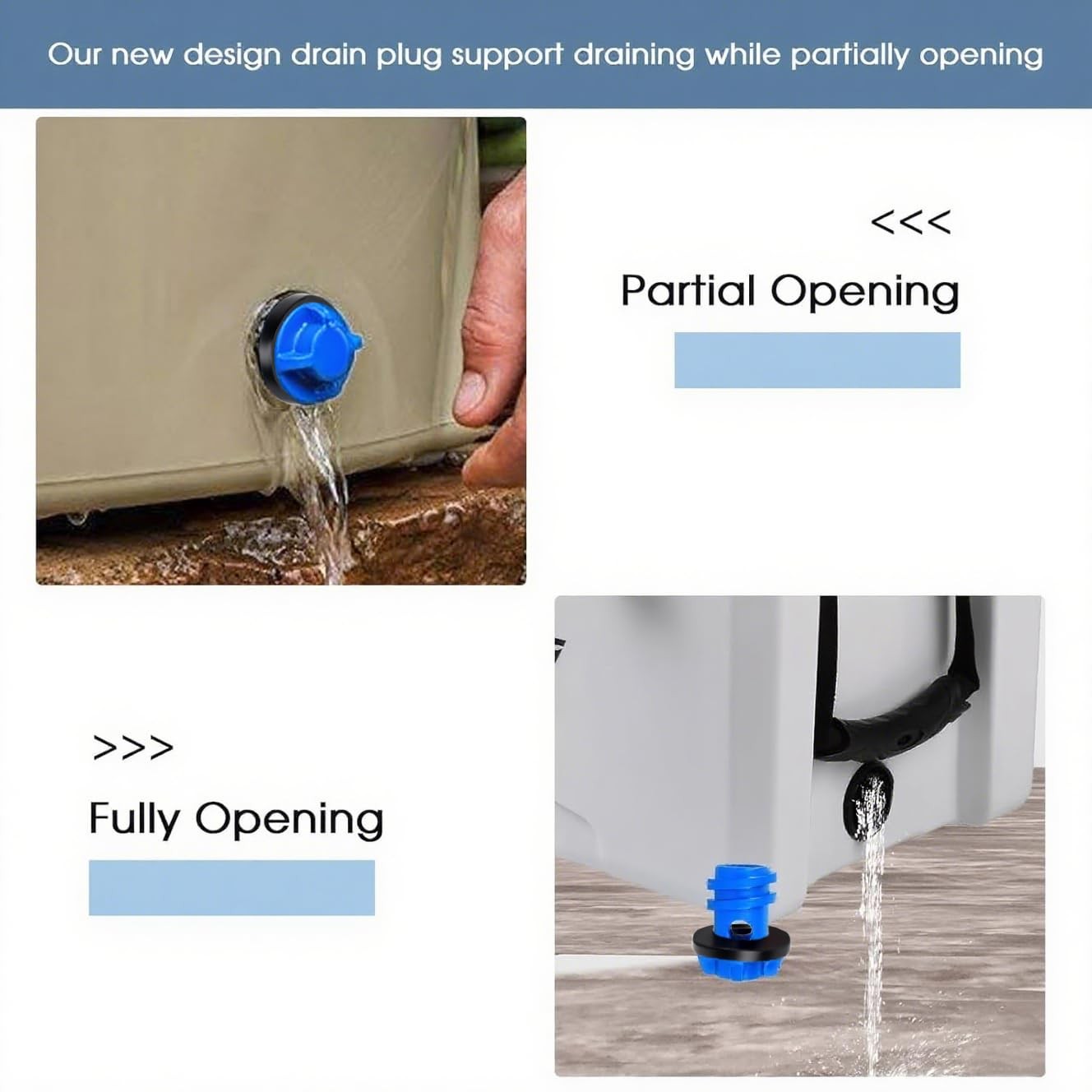 Cooler Drain Plug, 2 Pack Cooler Plug Replacement Parts Accessories LeakProof...